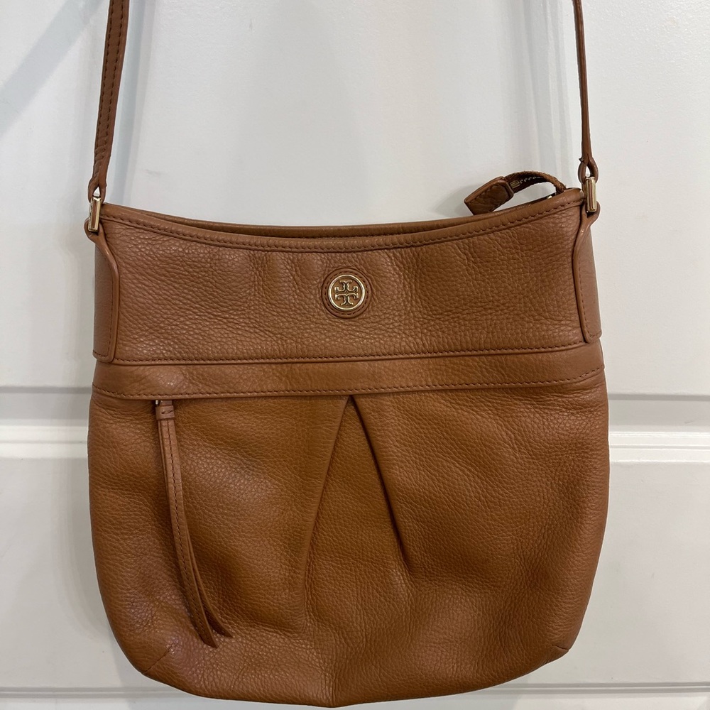 Tory Burch Tan Leather Crossbody Bag